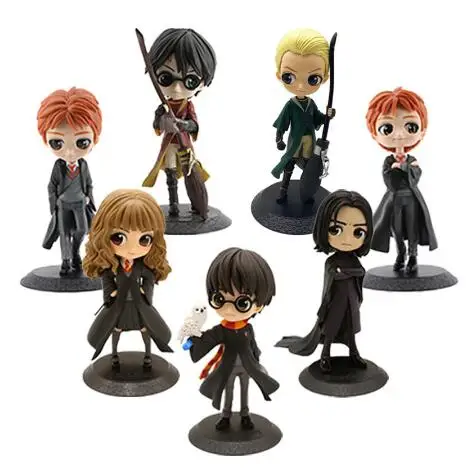 Qposket Big Eyes Harwel Hermione Snape Malfoy Potters Action Figure Toy Doll Regalo Di Natale