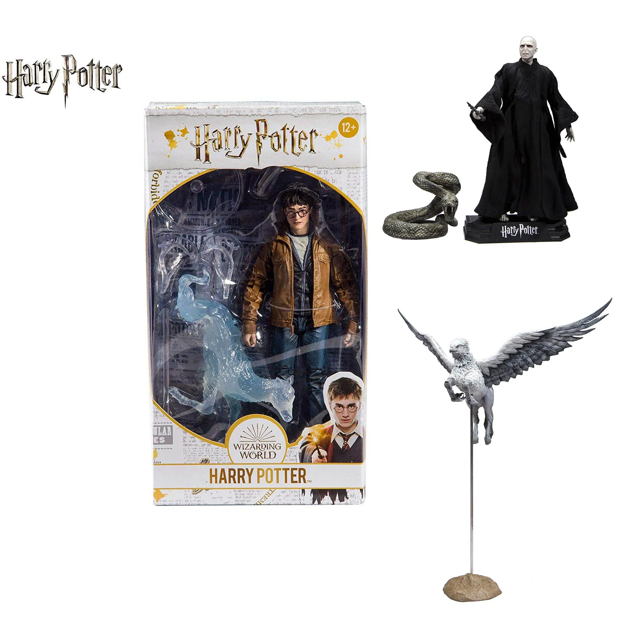Originale Mcfarlane Harry Potter Mago Figura Modello Potter Hermione Ron Voldmort Action Figures Bambola Giocattolo Casa Desktop Auto