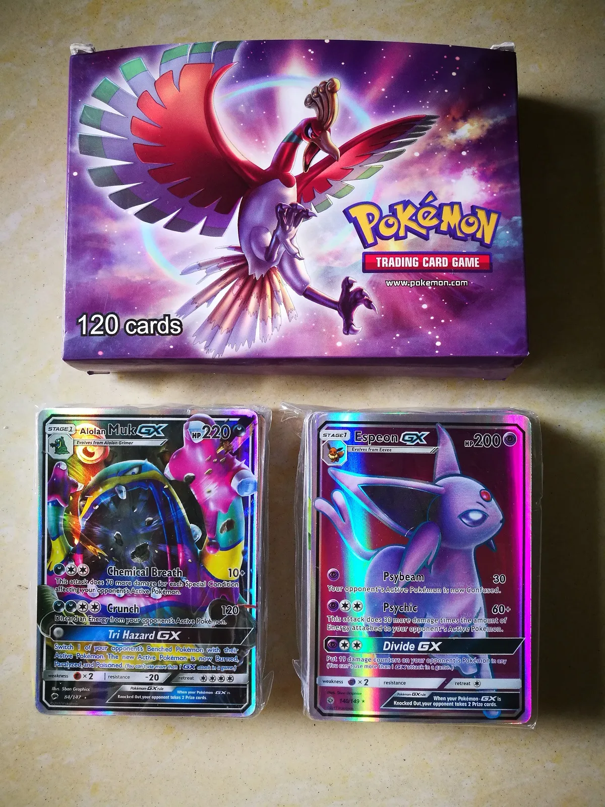 Takara Tomy Card Toys Original Pokemon Card 120Pcs Gx Pokragon Cards Con Pokemon 109 Gx E 19 Carte Trainer Play