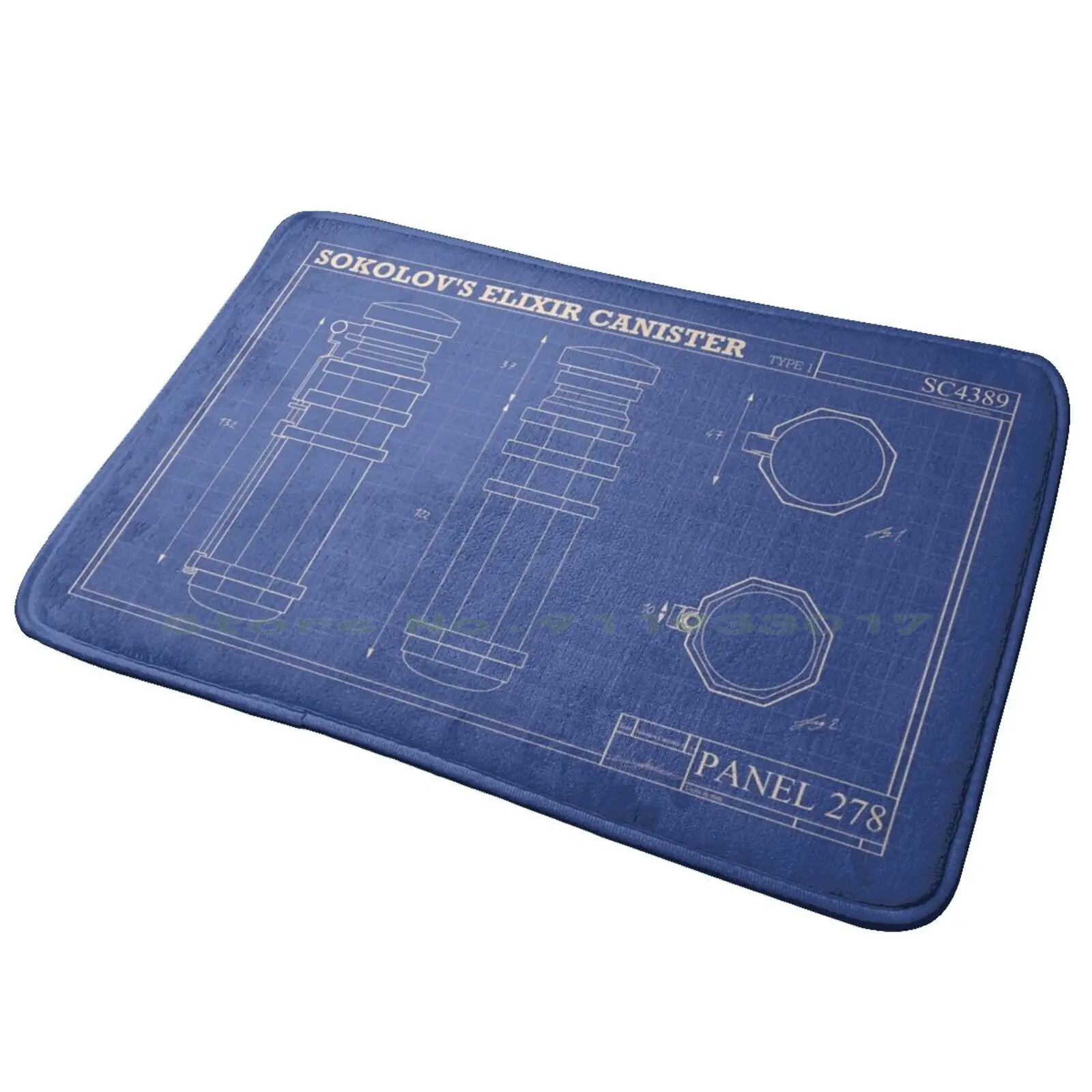 Disonorato Sokolov'S Elisir Blueprint Porta D'Ingresso Tappetino Da Bagno Tappeto Manica Geek Swing Kid Girl Asiatico Asiatico Bambola Giapponese
