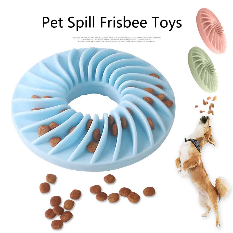 Soft Round Tpr Leakage Food Pet Toy Interactive Puppy Feeder Massaggiagengive Dog Slow Feeding Puzzle Entertainment Pet Supplies