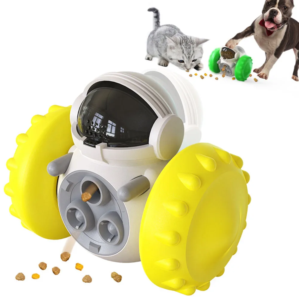 Pet Puppy Dog Puzzle Toys Snack Treat Food Dispenser Interactive Tumbler Feeder Per Cat Pet Iq Training Dog Supplies