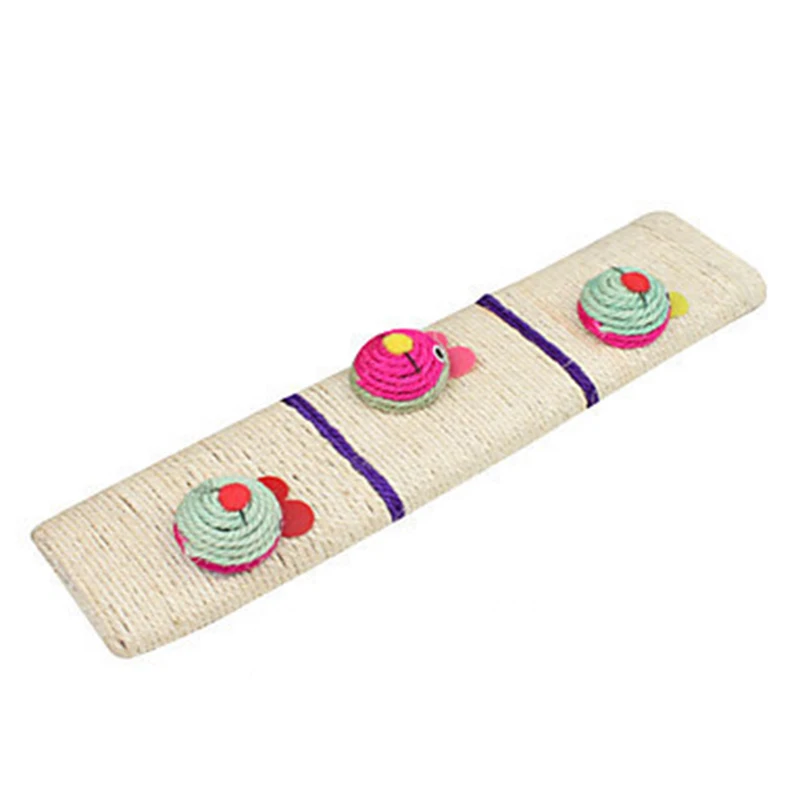 Nuovo Arrivo Pet Puppy Cat Scratch Toys Design Carino Pet Cat Products Sisal Mouse Head Style Toy Per Cat Kitty Cat Toys