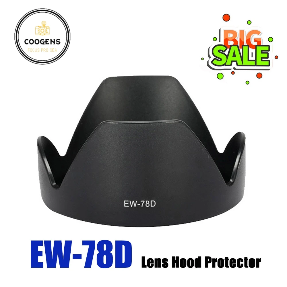 Ew-78D Ew78D 72Mm Lens Hood Camera Lente Accessori Per Canon Eos 70D 80D 60D 760D 550D Ef 28-200Mm Ef-S 18-200Mm F3.5-5.6 Is