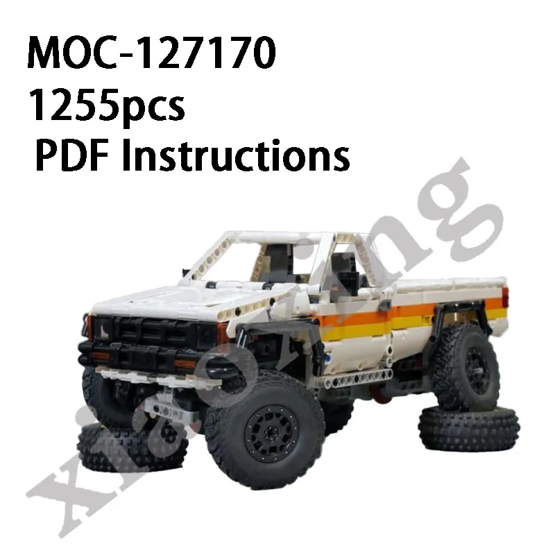 Nuovo Moc-127170 Fuoristrada Pickup Truck Climbing Truck 1255Pcs Adult Splicing Block Boy Gift Assembly Model Giocattolo Educativo