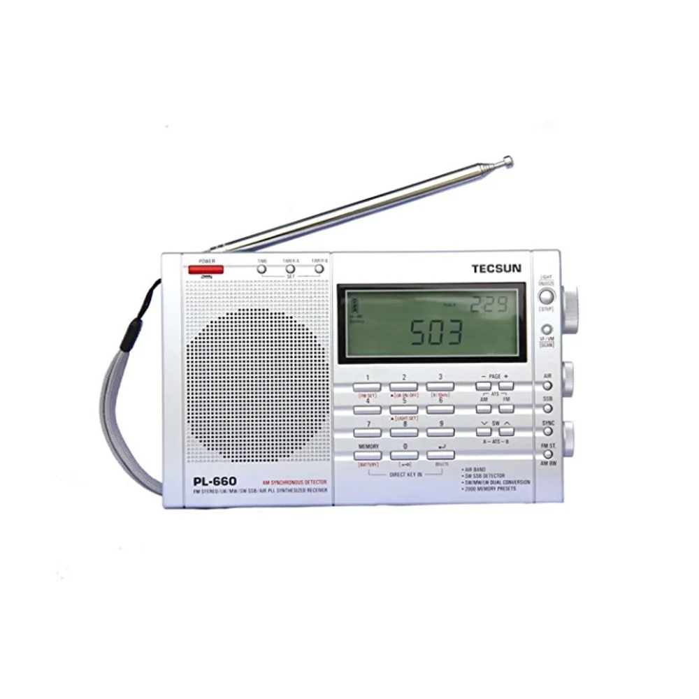 2020 Nuovo Tecsun Pl-660 Radio Portatile Fm Stereo Lw Sw Mw Air Dsp Ricevitore