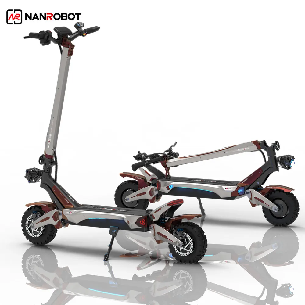 2023 Nuovo Prodotto Nanrobot N6 2000W Dual Motors Pneumatici Fuoristrada Due Ruote Scooter Elettrico Veloce Per Adulti