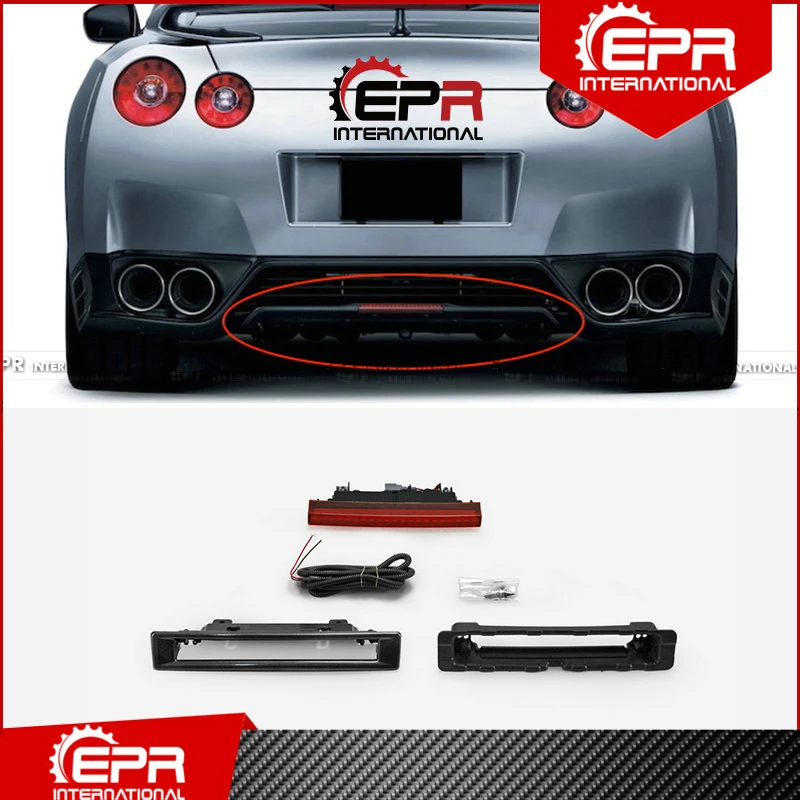 Per Gtr R35 Abs Posteriore Sotto Luce Freno Con Coperchio Surround Per Nissan R35 Gtr (Solo Diffusore Posteriore Oem)