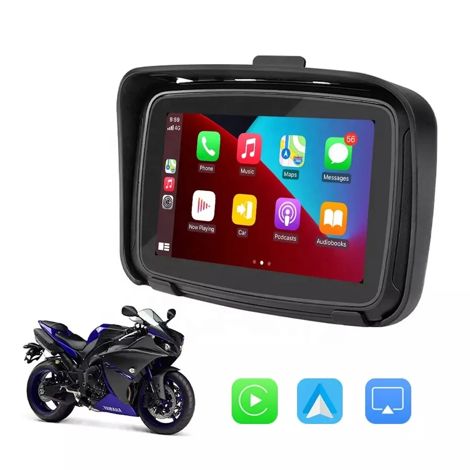 Ottomcast New Smart Motorcycle Navigation Android Moto Navigation Screen Radio E Gps Per Moto