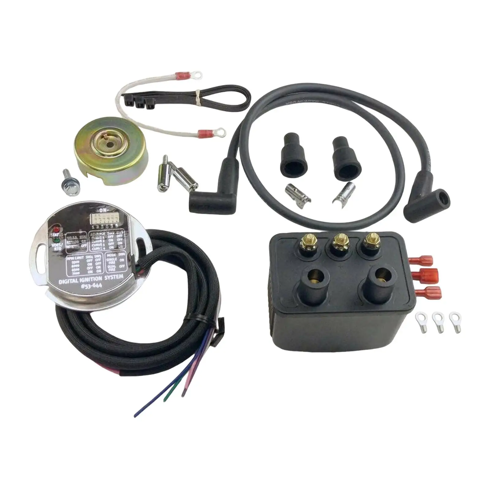 Kit Accensione Elettronica 53-660 Per Harley Shovelhead Evolution Premium