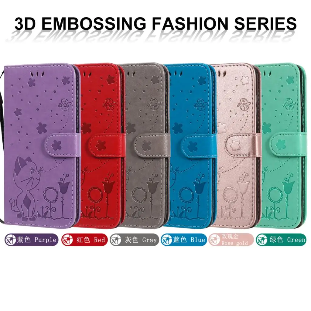 Custodia A Portafoglio In Pelle Pu Per Gatto E Ape Per Coque Samsung S20 Csse Borsa In Marmo Per Galaxy S20 Custodie Per Cellulari Galexy