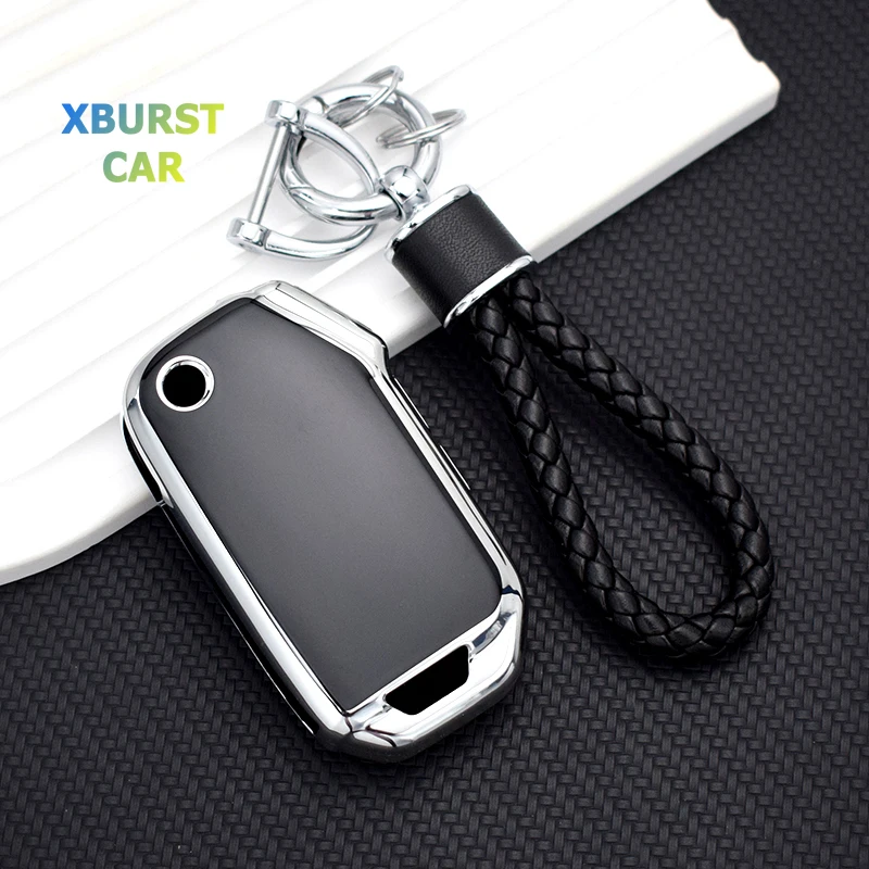 Tpu Car Flip Key Case Cover Per Kia Sportage R Stinger Gt Sorento Ceed Cd Cerato Forte 2018 2019 Shell Fob Holder Accessori