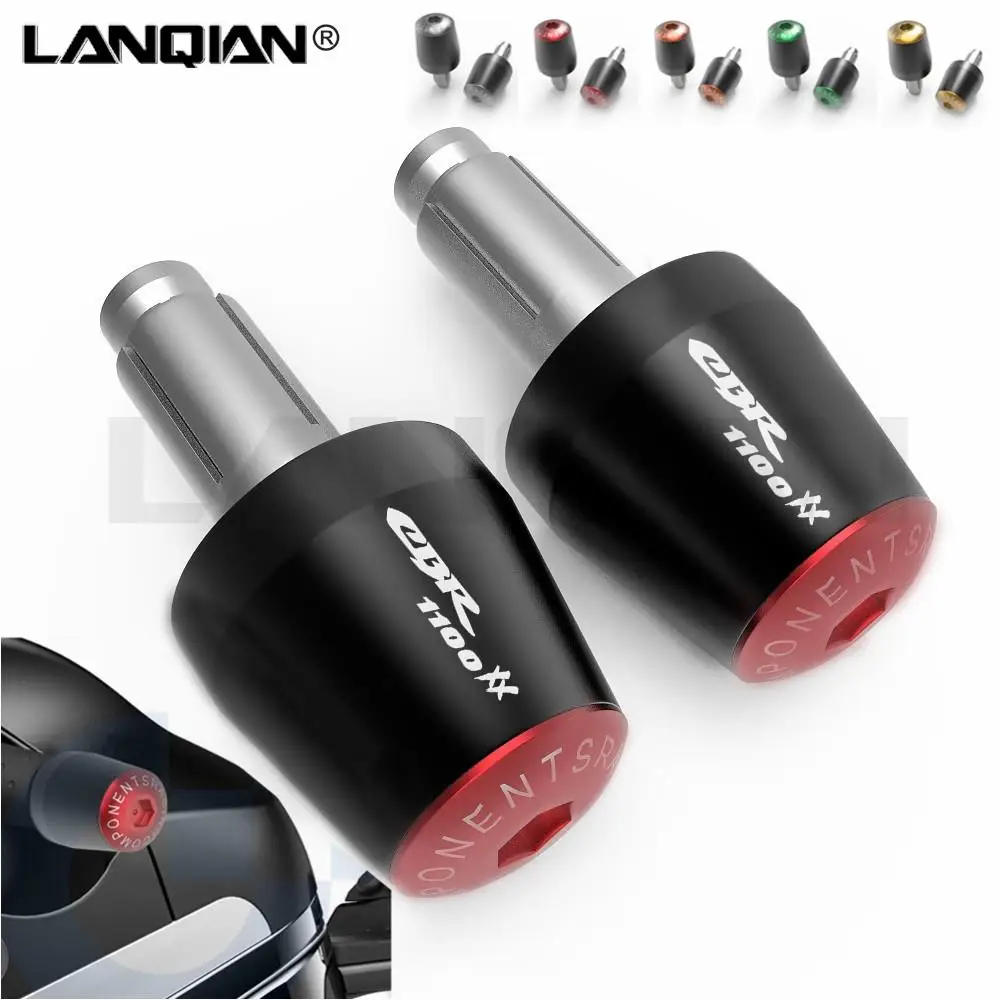 Per Honda Cbr1100Xx Manopole Per Manubrio Moto Tappo Terminale Anti Vibrazione Silder Plug Cbr1100Xx Blackbird 1996-2007 2006 Accessori