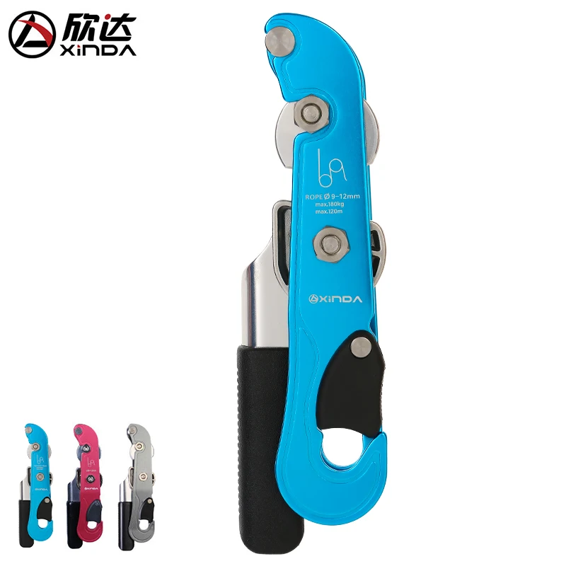 Xinda Professional Rock Climbing Descent Stop Handle-Control Abseiling Device Downhill Discenser Rappelling Brake