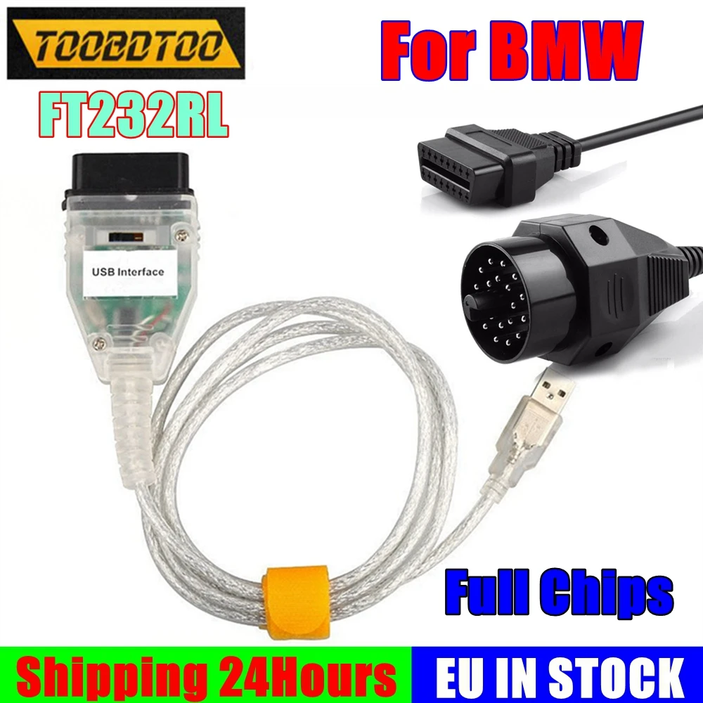 Nuovo Interruttore Chip Completi Per Bmw Inpa Professional Usb Diagnostic Inpa K + Dcan Obd2 Lettore Di Codici Ftdi Ft232Rl Green Pcb Board