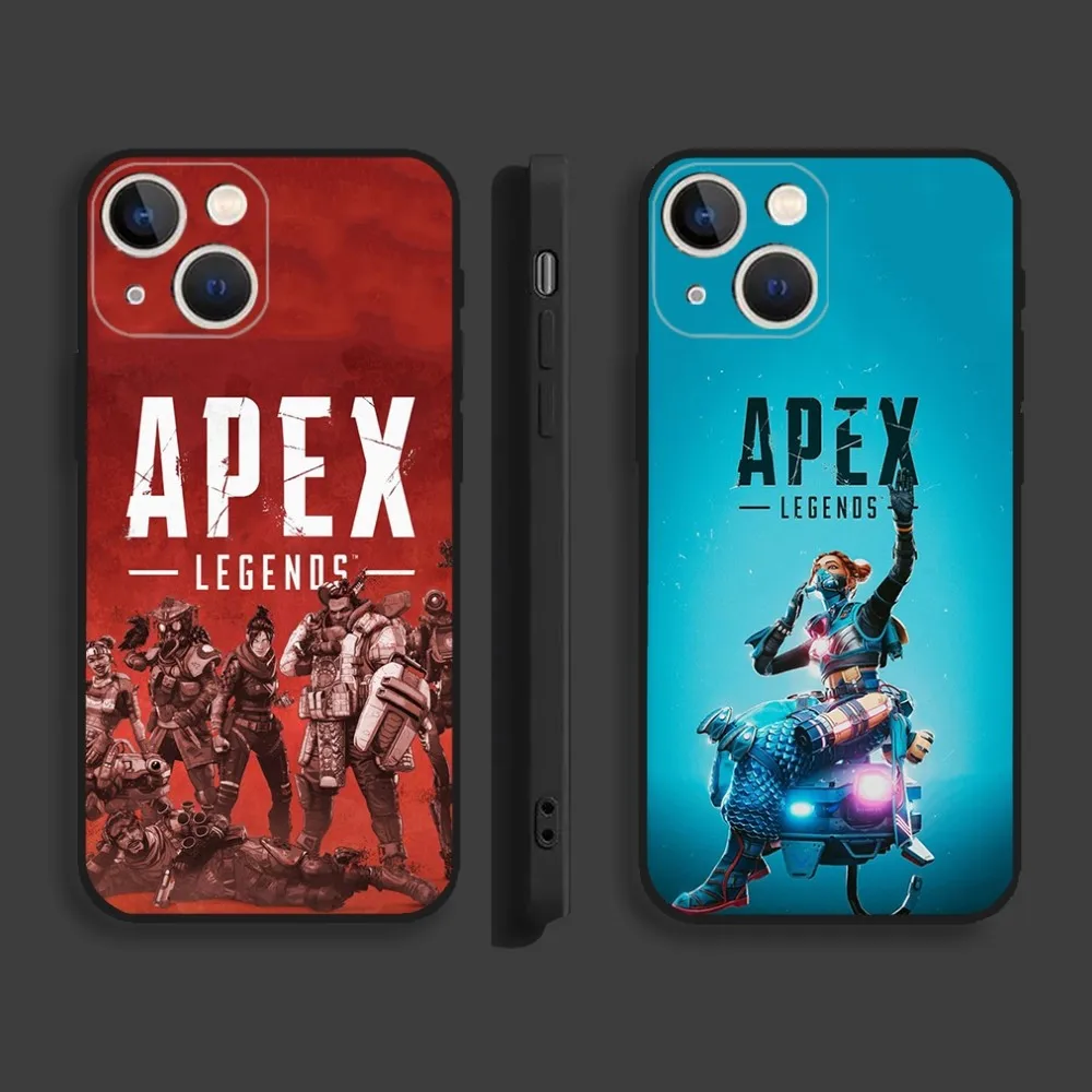 Custodia Per Telefono Game Apex Legends Per Iphone15,14,13,12,11,Pro,Max,Plus,Mini,X,Xs,Xr,8,7,6,S,Plus,Se Custodia Morbida Nera