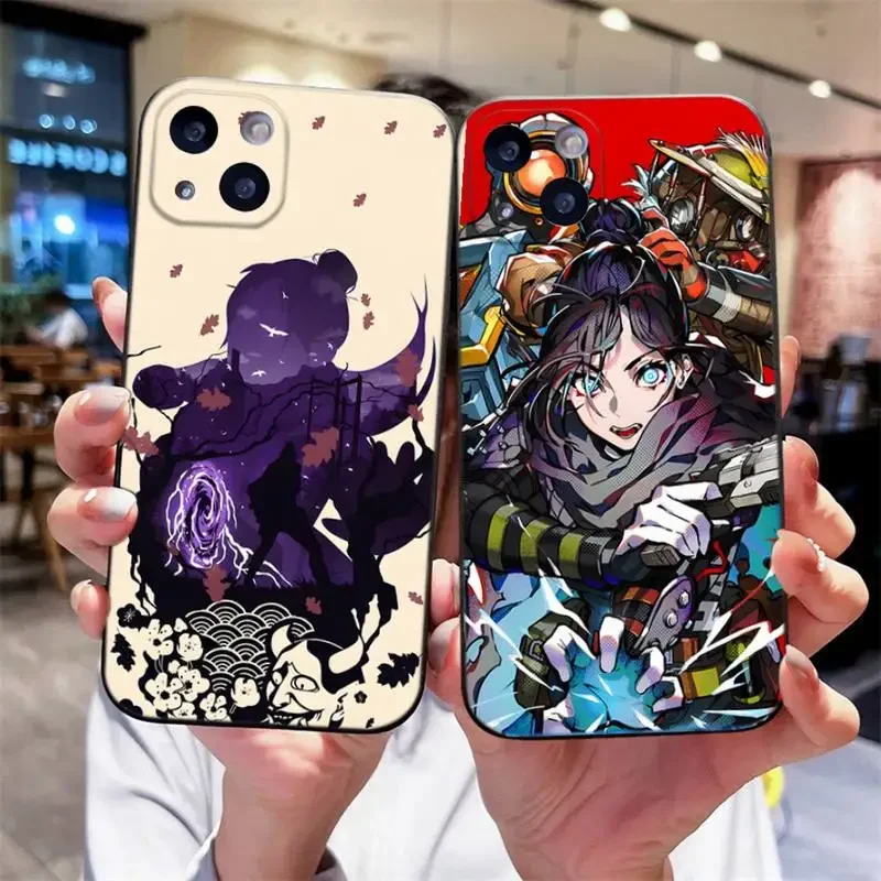 Custodia Per Telefono Apex Legends Wraith Per Iphone 15,14,13,12,11 Plus,Pro,Max,Xr,Xs,X,7,8 Plus,Se,Mini Silicone Soft