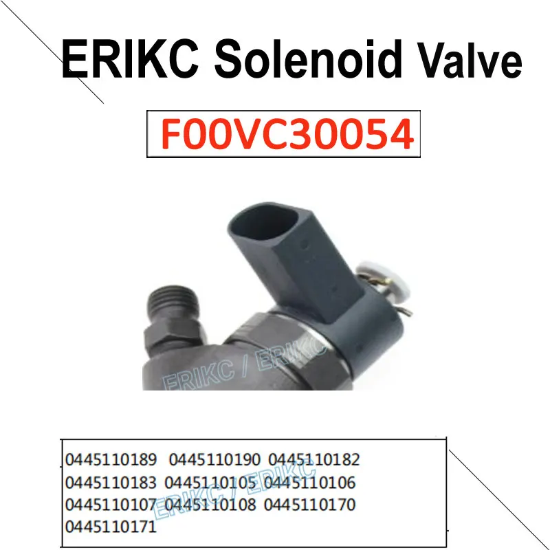 Elettrovalvola Diesel F 00V C30 054 Parti Common Rail Controllo Iniettore Carburante Muslimper Bosch 0445110189 0445110190