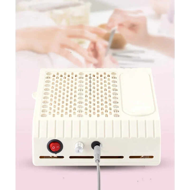 2 In 1 Desktop Nail Collector Vacuum Grinder Velocità Regolabile Collettore Di Polveri Per Unghie Vuoto Macchina Ad Alta Potenza A Basso Rumore Strume