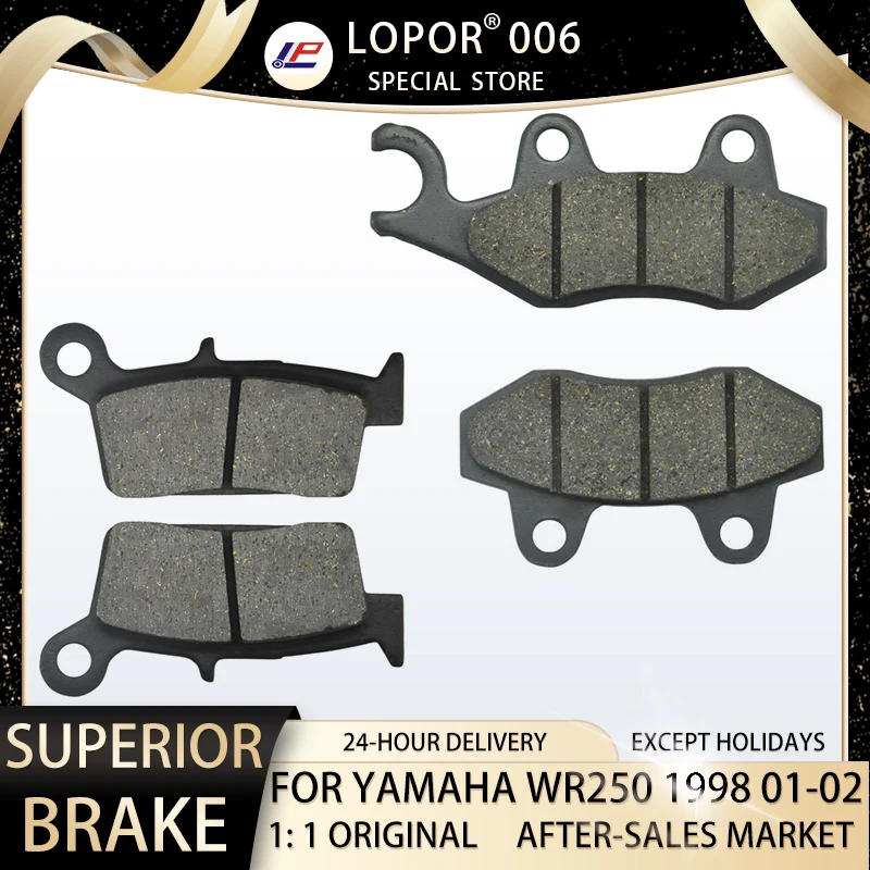 Pastiglie Freno Moto Lopor Anteriore E Posteriore Per Yamaha Wr250 2003-2013 2015-2016 Wr250 Rx/Ry 2008-2018
