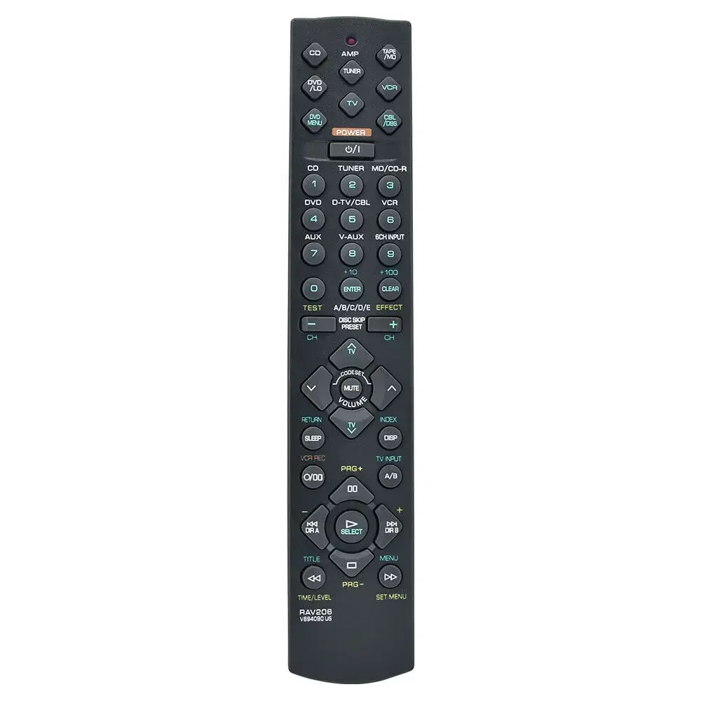 Rav205 V4732200 Rav206 V6940901 Telecomando Per Yamaha Rx-V396 Rx-V396Rds Rx-V620 Rx-V620Rds Dsp-Ax620 Rx-V420 Rx-V420Rds Ricevitore Av