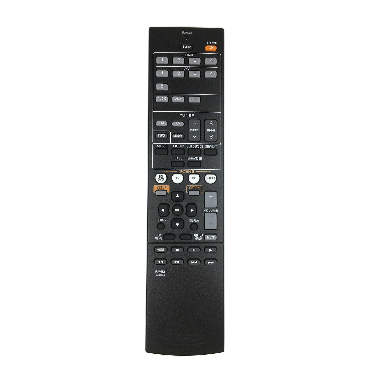 Rav521 Per Telecomando Ricevitore Audio/Video Yamaha Rx-V377 Rx-V373 Rx-V375 Rx-V385 Rx-V475 Htr-3067 Yht-4910U