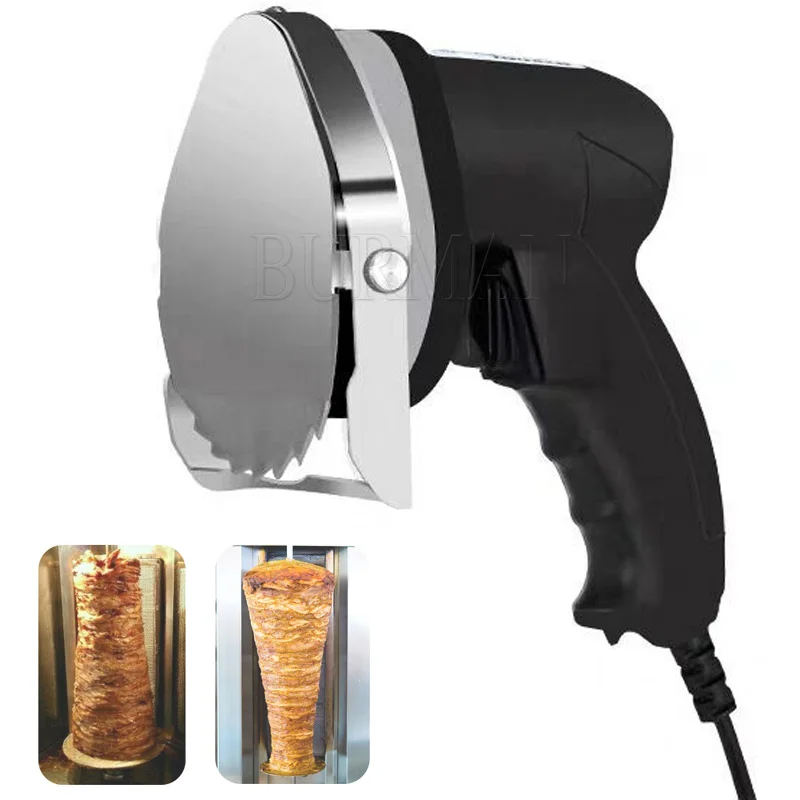 Coltello Elettrico Per Kebab Portatile Bbq Gyro Barbecue Tagliatrice Coltello Elettrico Per Carne Arrosto Commerciale Turco