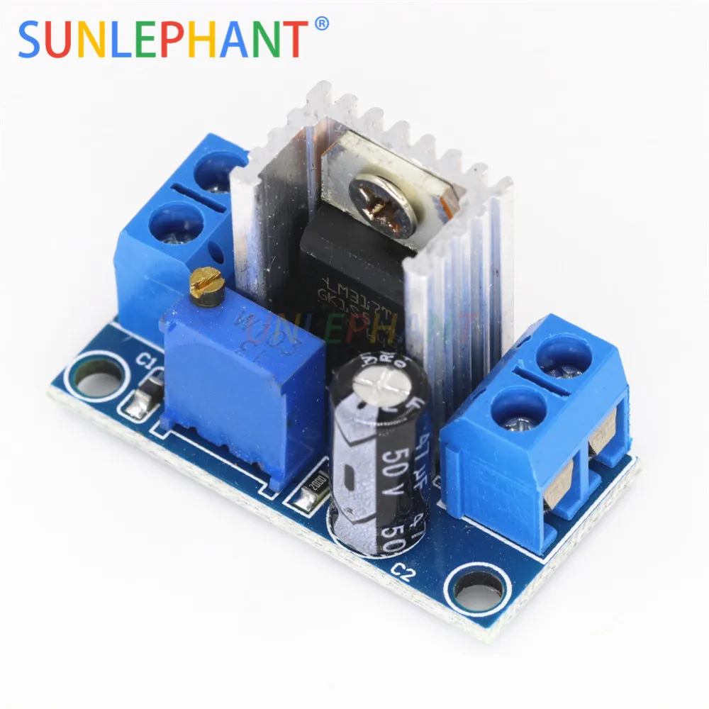 Lm317 Convertitore Di Dc-Dc Buck Step Down Modulo Circuito Regolatore Lineare Lm317 Alimentatore Regolatore Di Tensione Regolabile
