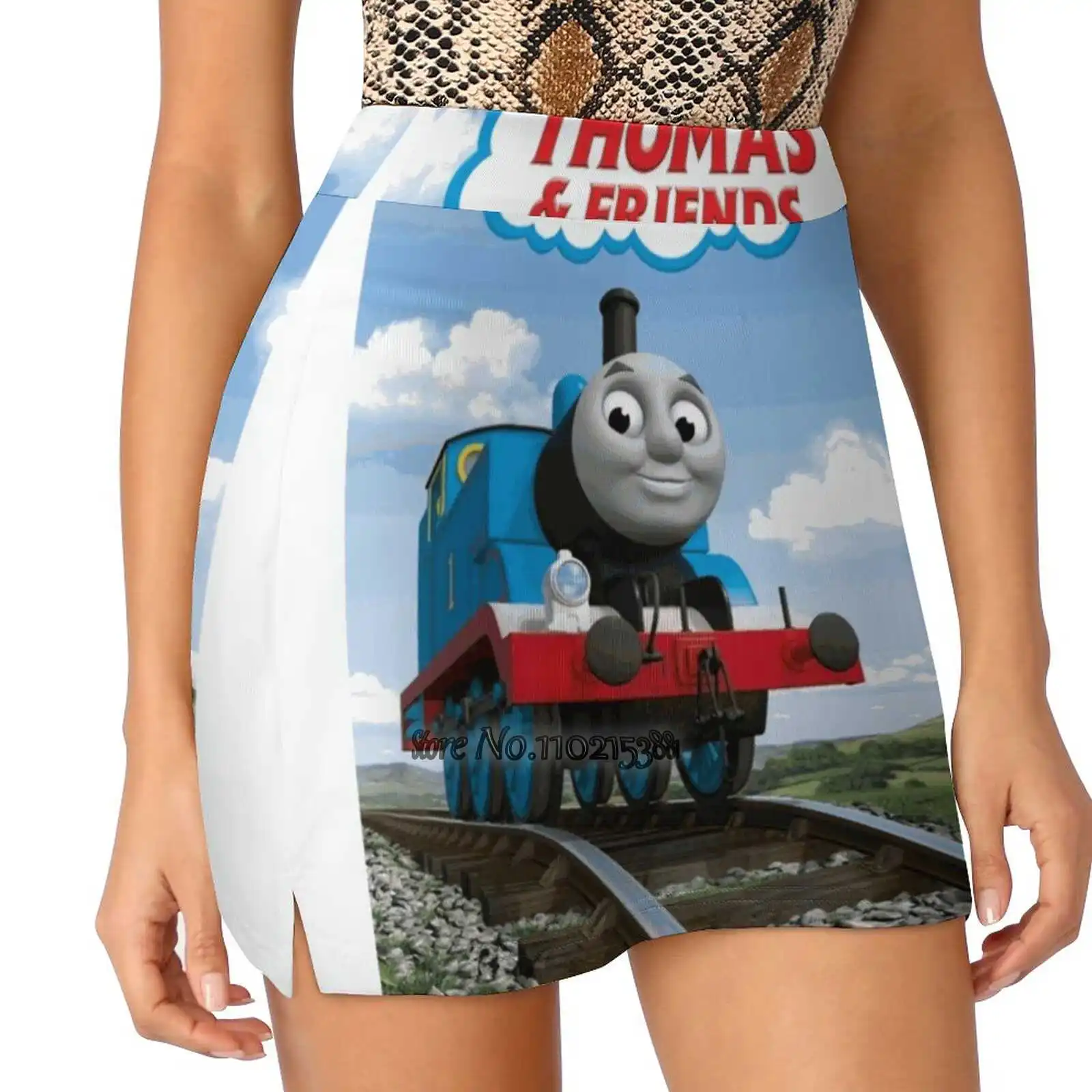 Thomas The Tank Engine Donna Minigonna Due Strati Con Gonne Tascabili Sport Fitness Running Skorts Thomas Tank Thomas The Tank