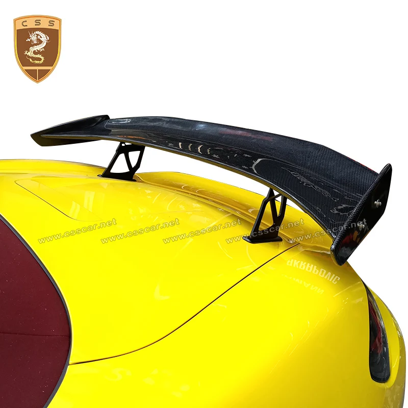 Per Porsche 718 Cayman & Boxster Change Gt4 Style Full Carbon Fiber Spoiler Posteriori Wing Car Trunk Spoiler Boot Coperchio High Tail Wing