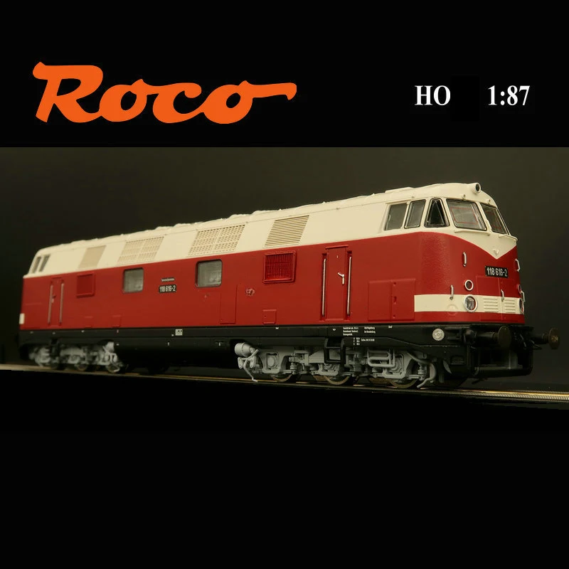 Roco Train Model 1:87 Ho Br118 Effetto Sonoro Digitale A Combustione Interna Dr Treno Giocattolo Elettrico Rosso Di Quarta Generazione