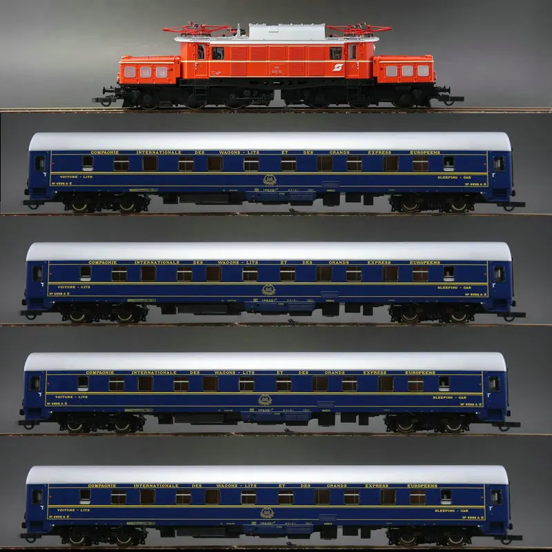 Roco Ho Train Model 1/87 61469 Digital Sound Effect Electric Quattro-Car Orient Express Train Model