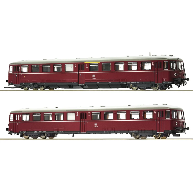Roco Train Model 1:87 Ho 515 Tipo Accumulatore Rail Car Db Due Treni Giocattolo Elettrici Rossi