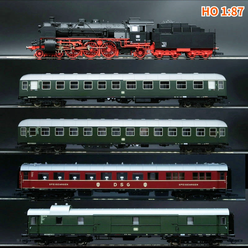 Ho 1/87 Train Model Roco Br18 Digital Sound Effect (Dcc) One Car Head Quattro Scomparti Per Auto Set 51313 Rail Car Toy