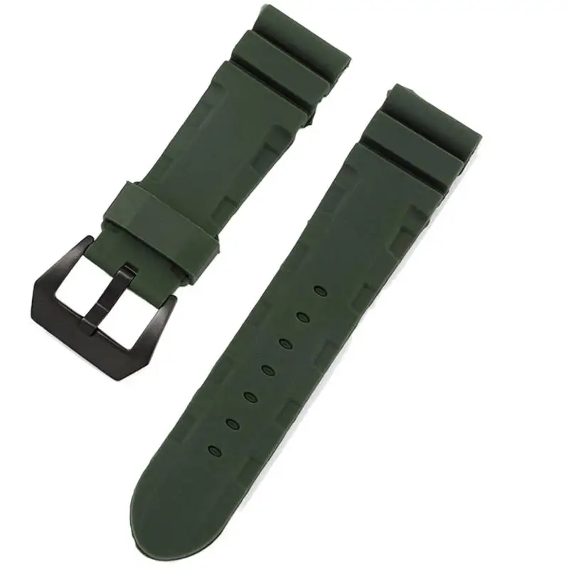 Cinturino In Gomma Pcavo Per Panerai 441 111 Cinturino Da Uomo In Silicone Impermeabile Accessori Per Orologi 22Mm 24Mm