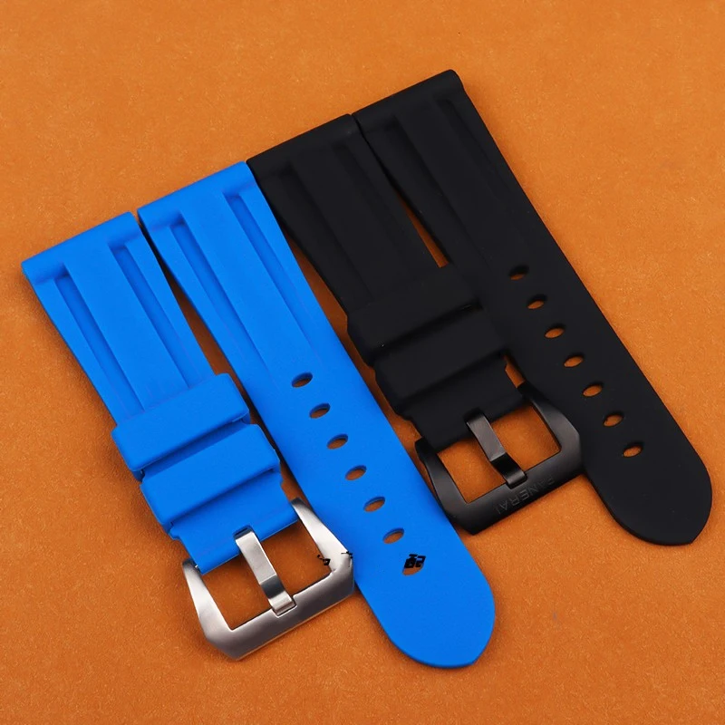 Per Panerai Accessori Di Ricambio Di Alta Qualità Pam368/389/111/351 Con Strumento Cinturini In Silicone In Gomma Naturale Impermeabile Da 24Mm