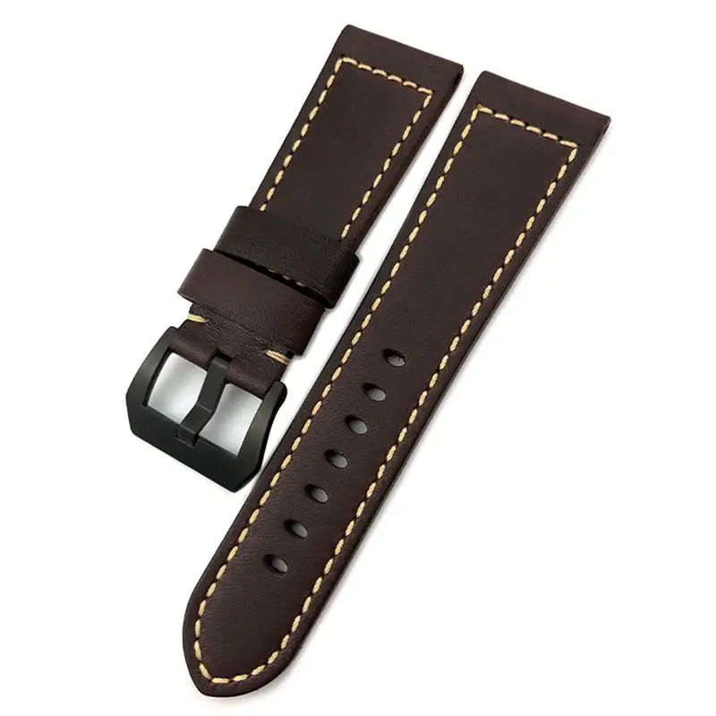 Pcavo 26Mm Mucca Marrone Di Qualità Per Cinturino In Bronzo Panerai Pam00968 00671 Accessori Per Bracciali Da Uomo Fatti A Mano Fibbia Ad Ardiglione