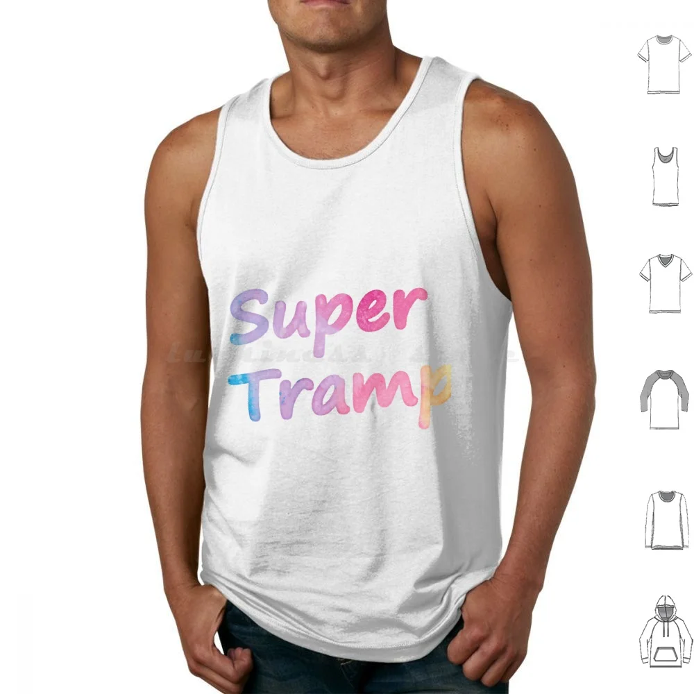 Supertramp Canotte Stampa Cotone Supertramp Supertramp Font Text Supertramps Supertramp Disperss Supertramp Concert