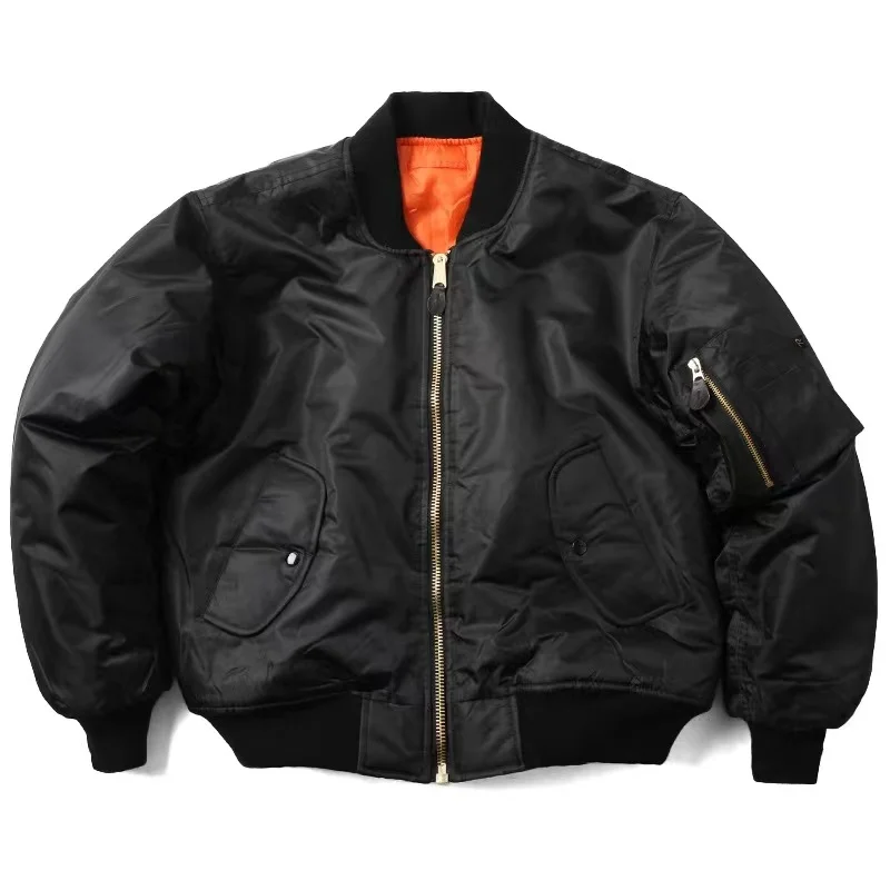 New Male Bomber Flight Jacket Men Ma 1 Jacket Winter Outdoor Spessa Qualità Nylon American Military Uniform Aviator Cappotto Unisex