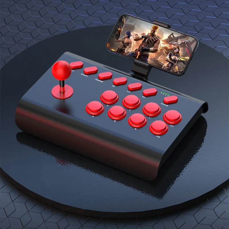 Y02 Wireless Arcade Games Controller Joystick Per Ps4 Switch Console Pc Tv Android Ios Phones Video Gamepad Accessori