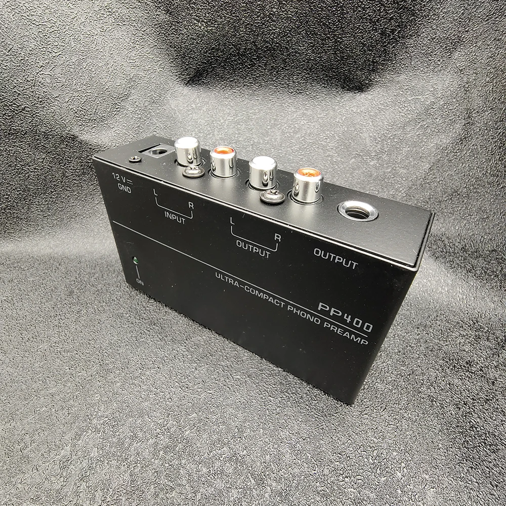 Pp400 Mini Amplificatore Per Cuffie Audio Stereo Ultra-Compatto Phono Preamplificatore Amplificatore Amplificatore Doppio Ingresso Rca Uscita Rca 1/4 