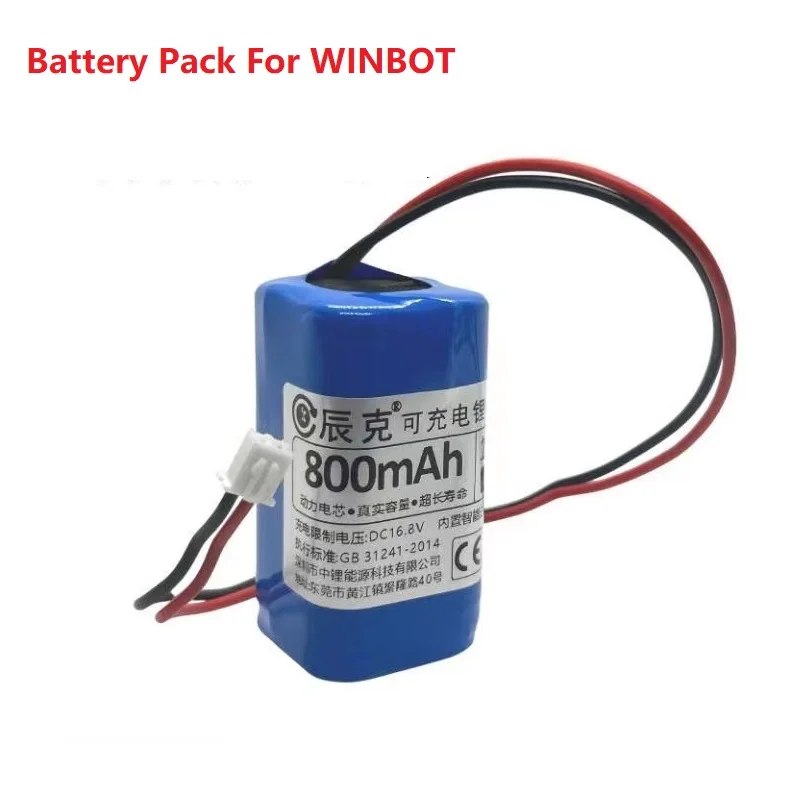2023 Nuovo Pacco Batteria Agli Ioni Di Litio Da 14.8V Per Winbot 950 930 850 830 855 836 Accessori Per Lavavetri Robot
