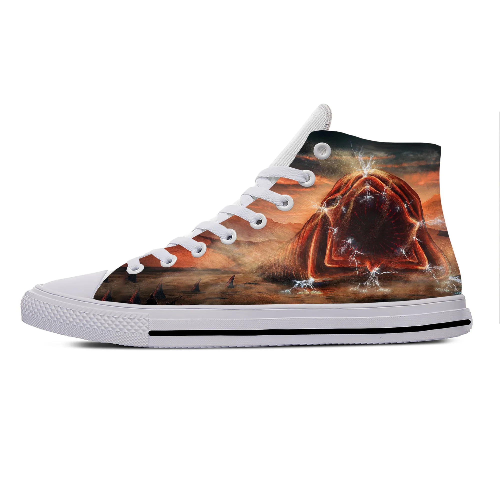 Anime Cartoon Comic Manga Dune Frank Gonna Cool Casual Scarpe Di Stoffa High Top Leggero Traspirante Stampa 3D Uomo Donna Sneakers