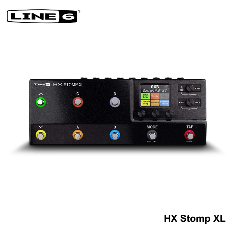 Line 6 Hx Stomp Xl Processore Portatile Multi-Effetti Accessori Per Chitarra Professionale A Pedale Per Amplificatore Per Basso
