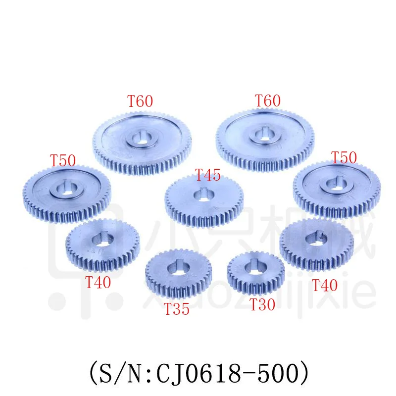 Il Trasporto Libero S/N Cj0618-500 9Pcs Mini Tornio Ingranaggi, Per Uso Domestico Piccolo Tornio, Metallo Ge Macchina Di Taglio Dei Metalli Ingranaggi