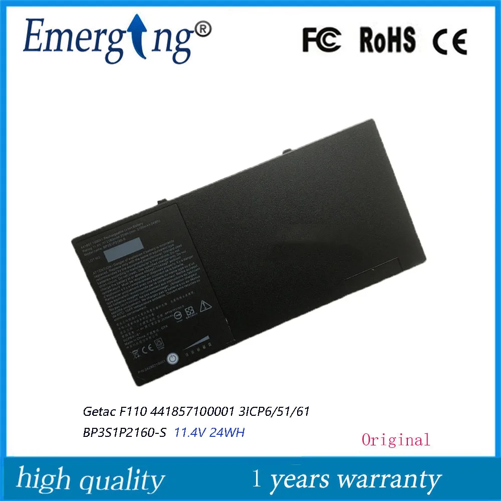 Batteria 11.4V 24Wh Bp3S1P2160-S Originale Bp3S1P2160 Bp3S1P2160-S Per Tablet Getac F110 Serie 441857100001
