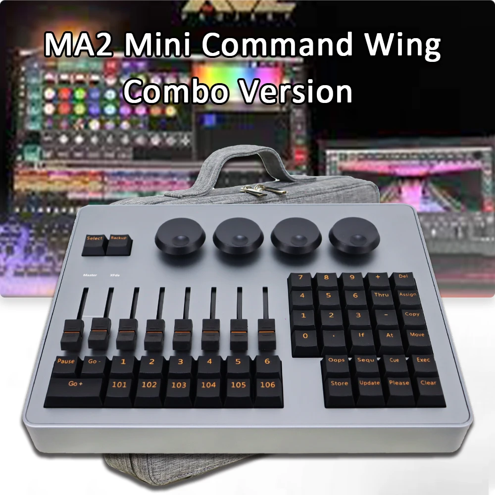 Mini Ma Plus Lighting Console Mini Command Wing Combination Dmx512 Dj Stage Effect Dj Disco Party Beam Spot Moving Head Light