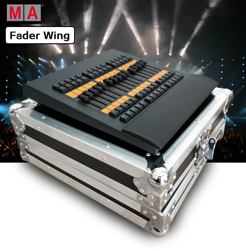 Ma Fader Wing Console Controller Di Illuminazione Dmx 512 Console Illuminazione Scenica Per Led Par Faretti A Testa Mobile Console Dj