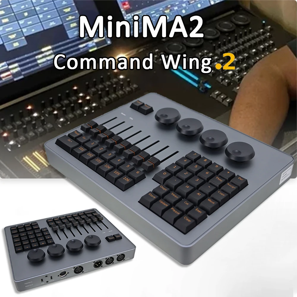 Comando Professionale Wing Stage Light Controller Fader Wing Stage Lighting Ma Console Fader E Mini Comando Wing