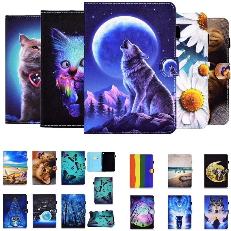 Tablet Case For Amazon Fire 7 2022 Case Tablet Stand Smart Cover For Amazon Fire 7 7 Inch 2022 Protective Case
